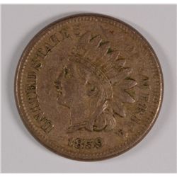 1859 INDIAN HEAD CENT, VF / XF