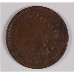 1868 INDIAN HEAD CENT, FINE