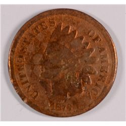 1872 INDIAN HEAD CENT, GOOD DAMAGED / CLEANED