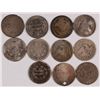 Image 2 : LOT of (11) SILVER HALF DIMES, MOSTLY LOWER GRADE / DAMAGED