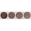 Image 2 : LOT of (4) CAPPED BUST DIMES