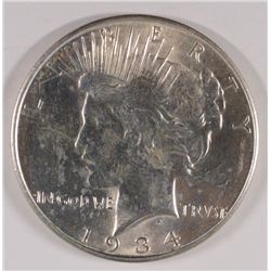 1934-D MS 63 PEACE SILVER DOLLAR