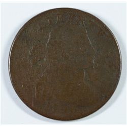 1796 DRAPED BUST LARGE CENT G CORRODED