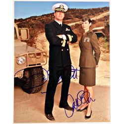 Jag David James Elliott/ Catherine Bell Signed Photo