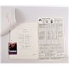Image 1 : Star Trek VI Original Kerla (Paul Rossilli) Shooting Schedule & Signed Trading Card