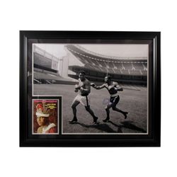 Muhammad Ali Ken Norton Yankee Stadium Signed Photo and SI Mag