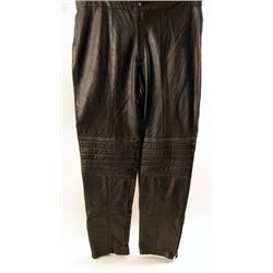 Blade II Reinhardt (Ron Pearlman) Black Faux-Leather Pants Costume