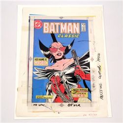 Batman Classic #401 Nov 1986 John Byrne Art Book Cover 4-Color proof