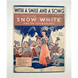 Snow White Seven Dwarfs Original Sheet Music