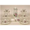 Image 1 : A Susie Cooper Coffee Set, with floral decoration (16)  See illustration  £70-100...