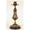 Image 1 : A Doulton Lambeth Stoneware Candlestick, decorated stylised flowers by Frank Butler, 24 cm  Se il...