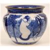 Image 1 : A Doulton Burslem Morrisanware Pottery Jardinière, decorated musicians and other figures, 28 cm (...