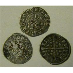 An Edward I Silver Penny, and two others (3)...