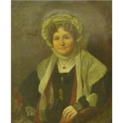 English School 19th Century Half Length Portrait of a Lady, 74.5 x 62 cm  £60-90...