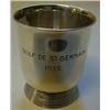 Image 1 : A French Silver Coloured Metal Tumbler Cup, inscribed and dated 1932, by Jean Purforcat, 5.5 cm...