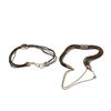 Image 1 : Two Biedermeier Woven Hair Chains, around 1870