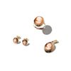 Image 1 : Three-piece Gold Jewellery Set with Shell Cameo, Italy, 20th C