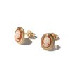 Image 6 : Three-piece Gold Jewellery Set with Shell Cameo, Italy, 20th C