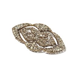 Dazzling 1920s Belt Fixture with Numerous Rhinestones