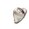 Image 7 : Hand crafted silver ear clips with golden inlay, 20th Century