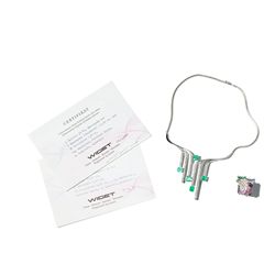 18 C Cocktail Set with Large Kunzite with 52.62 Carat, 1970s