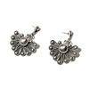 Image 6 : Sterling Silver Earrings in Mexican Folklore Style, 1980s