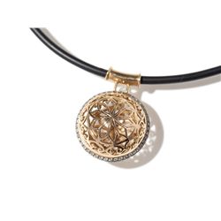 Mara Necklace with 750 Gold Pendant & 45 Diamonds, c. 0.45 Ct