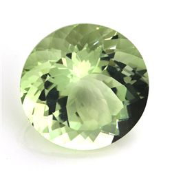 APP: 0.7k 18.69CT Round Cut Green Quartz Gemstone