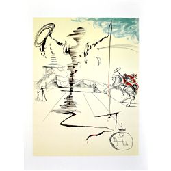 SALVADOR DALI Chevalier Print, I 317 of 500