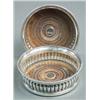 Image 1 : PLATED WARE - A pair of Regency Sheffield plate bottle coasters, the boldly lobed and fluted bom...