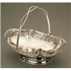 Image 1 : SILVER - A Victorian quatrefoil dessert basket, bright cut within a pierced gallery of interlock...