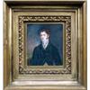 Image 1 : PORTRAIT MINIATURES - English School, c.1830, Mr. A. W. Corbet, aged 23, half length, wearing wh...