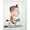 Image 1 : PORTRAIT MINIATURES - A** W** Sabine, caricature of the Prince of Wales (Edward VIII) riding to...