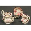 Image 1 : THE RICHARDS COLLECTION OF DAVENPORT - A Davenport Stone China miniature pink lustre part tea se...