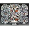 Image 1 : BRITISH POTTERY - A Hicks, Meigh & Johnson Stone China part dinner service, printed in blue and...
