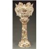 Image 1 : CONTINENTAL CERAMICS - A Hungarian large pierced and shaped circular jardiniere, moulded, painte...