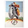 Image 1 : FN MOTOR CYCLES 8 X 10 GICLEE CANVAS PRINT