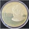 Image 1 : 1 OZ MARILYN MONROE 80TH BIRTHDAY 24K GOLD CLAD COIN