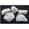 Image 1 : LOT OF 766 CTS AMAZONITE ROUGH 5 PCS