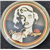 Image 1 : 1 OZ MARILYN MONROE 24K GOLD CLAD ENAMELED COIN
