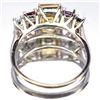 Image 2 : STERLING SILVER CITRINE, TOPAZ, GARNET RING SIZE 8.5