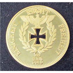 1 OZ GERMAN NAZI IRON CROSS REICHSBANK DIREKTORIUM COIN