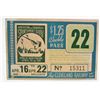 Image 1 : VINTAGE 1939 TRAIN TICKET THE CLEVELAND RAILWAY CO.