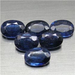 LOT OF 6.67 CTS OF BLUE MADAGASCAR SAPPHIRES - 6 PCS