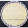 Image 2 : JESUS DAVINCIS LAST SUPPER GOLD CLAD COIN
