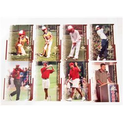 TIGER WOODS 2001 UPPER DECK MAKING OF A CHAMPION SET