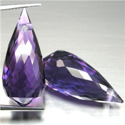 LOT OF 31.64 CTS OF PURPLE BRAZILIAN AMETHYST