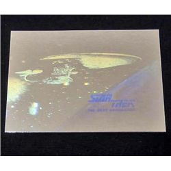 STAR TREK 1991 25TH ANNIVERSARY HOLOGRAM CHASE CARD H2