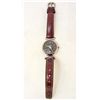 Image 2 : WOMAN'S FOSSIL WRIST WATCH W/ LEATHER STRAP