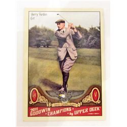 HARRY VARDON 2011 UPPER DECK GOODWIN CHAMPIONS #133